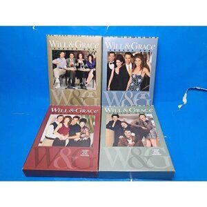 Will & Grace Complete Seasons 1 thru 4 DVD Lot-Great Condition